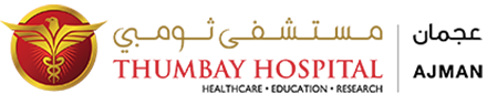 Logo of Thumbay Hospital, Ajman